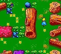 une photo d'Ã©cran de Alice in Wonderland sur Nintendo Game Boy Color